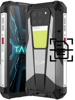 Digitalize documentos em um Unihertz 8849 Tank 3