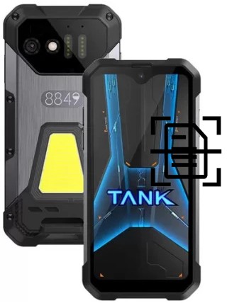 Digitalize documentos em um Unihertz 8849 Tank Mini 1