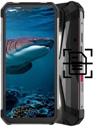 Digitalize documentos em um Unihertz Shark 5G