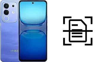 Digitalize documentos em um vivo iQOO Z10x