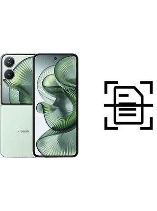 Digitalize documentos em um Xiaomi Mix Flip 2