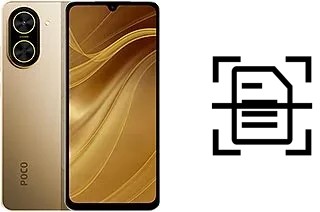Digitalize documentos em um Xiaomi Poco C71