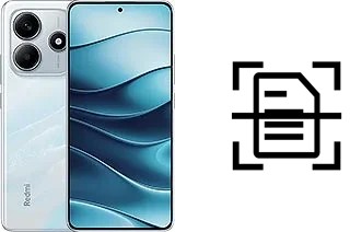 Digitalize documentos em um Xiaomi Redmi Note 14