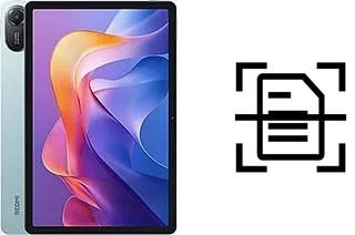 Digitalize documentos em um Xiaomi Redmi Pad 2