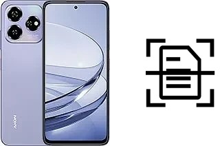 Digitalize documentos em um ZTE Axon 60