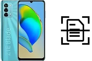 Digitalize documentos em um ZTE Blade V40 Vita