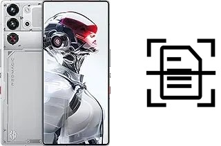Digitalize documentos em um ZTE nubia RedMagic 10SPro+