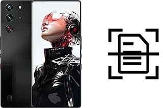 Digitalize documentos em um ZTE nubia RedMagic 10S Pro