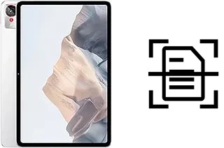 Digitalize documentos em um ZTE Nubia Tablet Pro