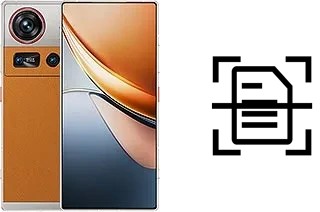 Digitalize documentos em um ZTE nubia Z70S Ultra
