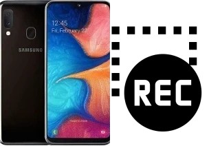 Gravar ecrã Samsung Galaxy A20e