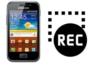 Gravar ecrã Samsung Galaxy Ace Plus S7500