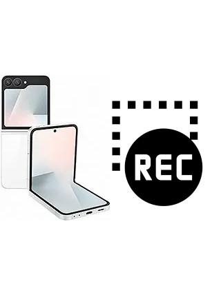 Gravar tela em Samsung Galaxy Z Flip7 FE