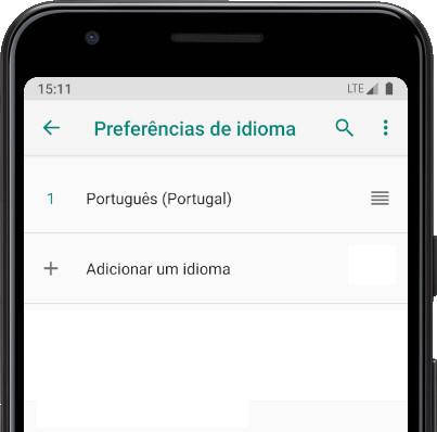 Adicionar um idioma Android