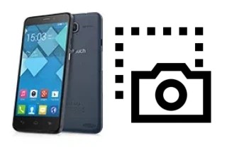 Captura de tela no alcatel Idol S