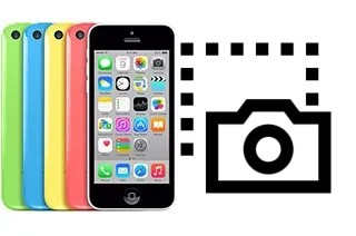 Captura de tela no Apple iPhone 5c