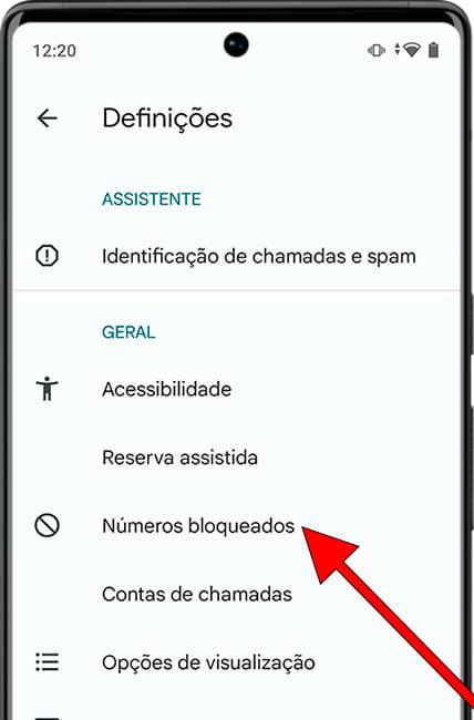 Bloquear números Android