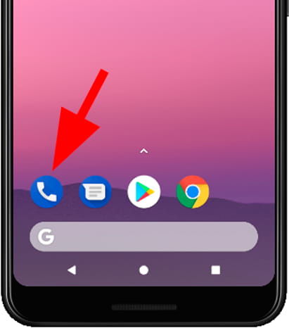 Ícone de chamada Android