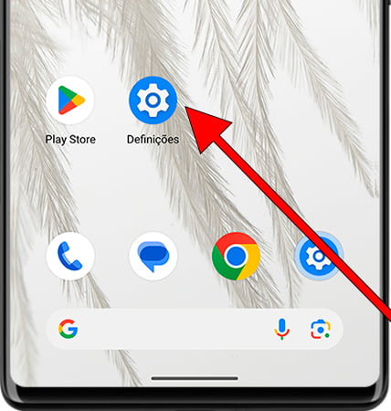 Ícone de configurações Android