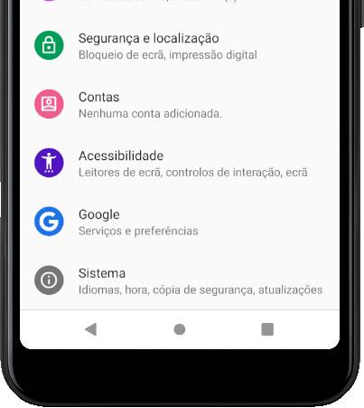 Ícone sistema Android