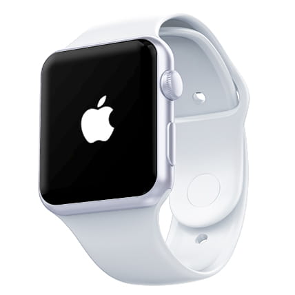 Logo da Apple no Apple Watch