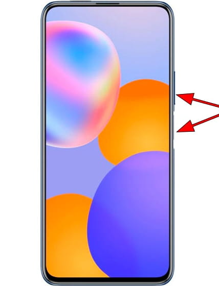 Tirar print no Huawei Y9a