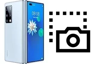 Captura de tela no Huawei Mate X2