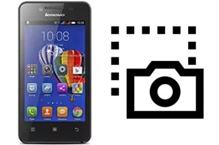 Captura de tela no Lenovo A319