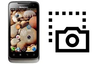 Captura de tela no Lenovo A789
