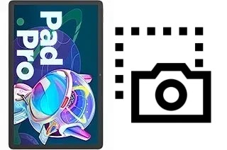 Captura de tela no Lenovo Pad Pro 2022