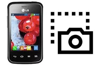 Captura de tela no LG Optimus L1 II Tri E475