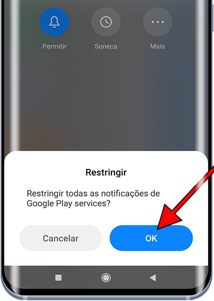 Restringir notificações Xiaomi