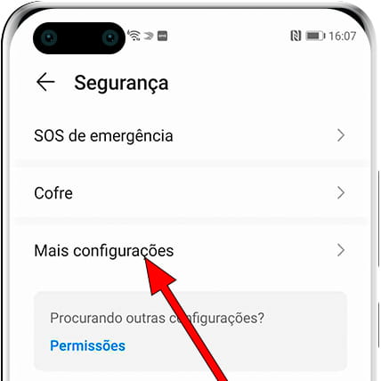 Menu avançado Android