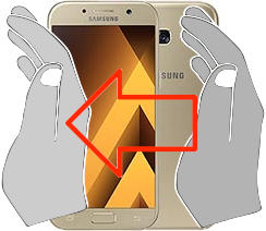Captura de tela no Samsung Galaxy A5 (2017)