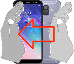 Captura de tela no Samsung Galaxy A6 (2018)