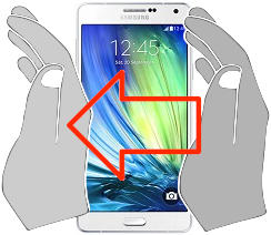 Captura de tela no Samsung Galaxy A7