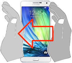 Tirar print no Samsung Galaxy A7
