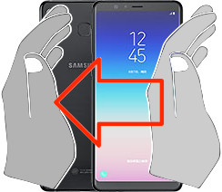 Captura de tela no Samsung Galaxy A8 Star (A9 Star)