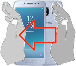 Captura de tela no Samsung Galaxy J2 (2018)