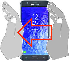 Captura de tela no Samsung Galaxy J7 (2018)