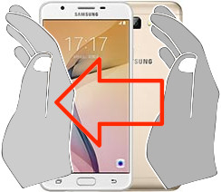 Captura de tela no Samsung Galaxy On7 (2016)