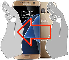 Captura de tela no Samsung Galaxy S7 edge (USA)