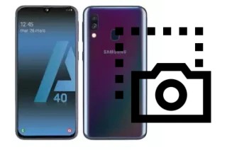 Captura de tela no Samsung Galaxy A40s