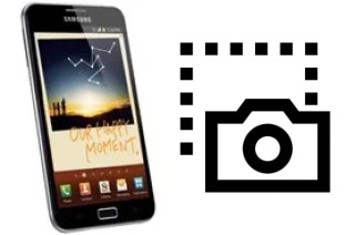 Captura de tela no Samsung Galaxy Note N7000