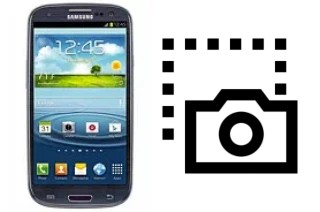 Captura de tela no Samsung Galaxy S III I747