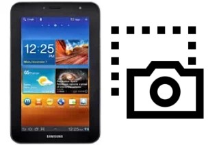 Captura de tela no Samsung P6210 Galaxy Tab 7.0 Plus