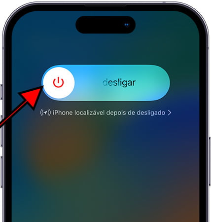 Desligar iPhone 16e