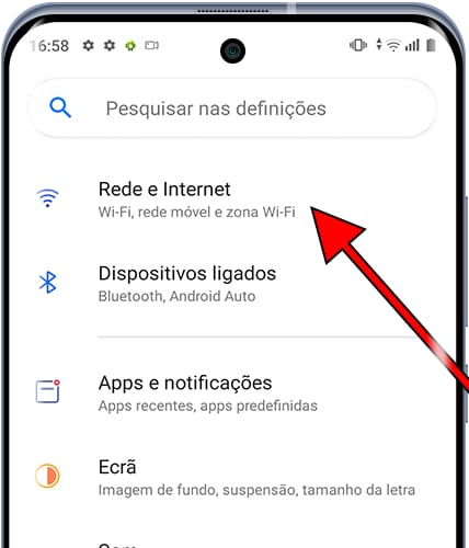 Rede e Internet Android