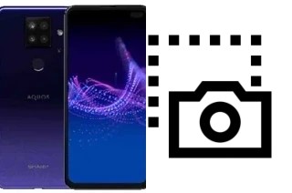 Captura de tela no Sharp Aquos Sense4 Plus