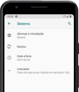 Sistema menu Android
